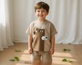 Kids Printed Crew Neck T-Shirt | Breathable Cotton Summer Top for Boys & Girls (18M–6Y)