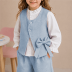 Imported Kids Cotton Co-ord Set | Violet, Pink & Blue | Ages 1-5 Years