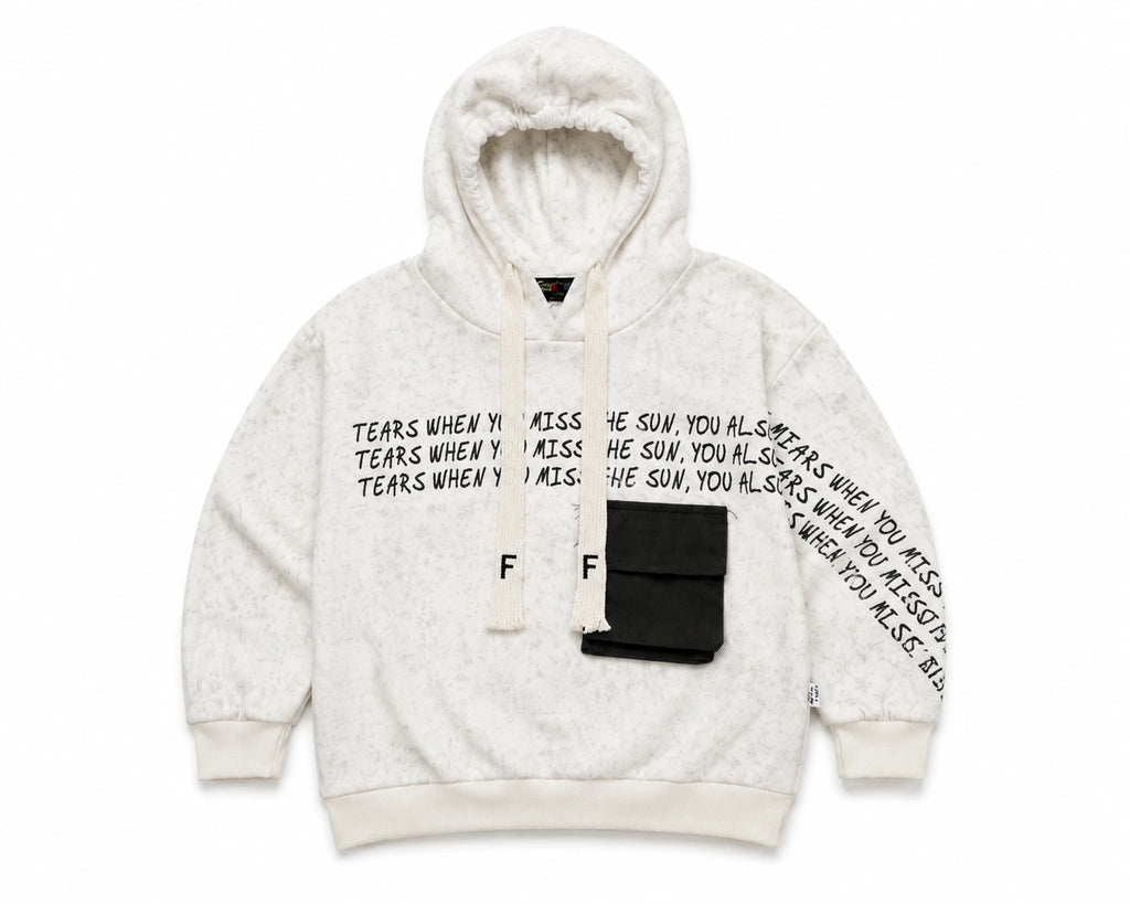 Zooppy Urban Edge Graphic Text Hoodie