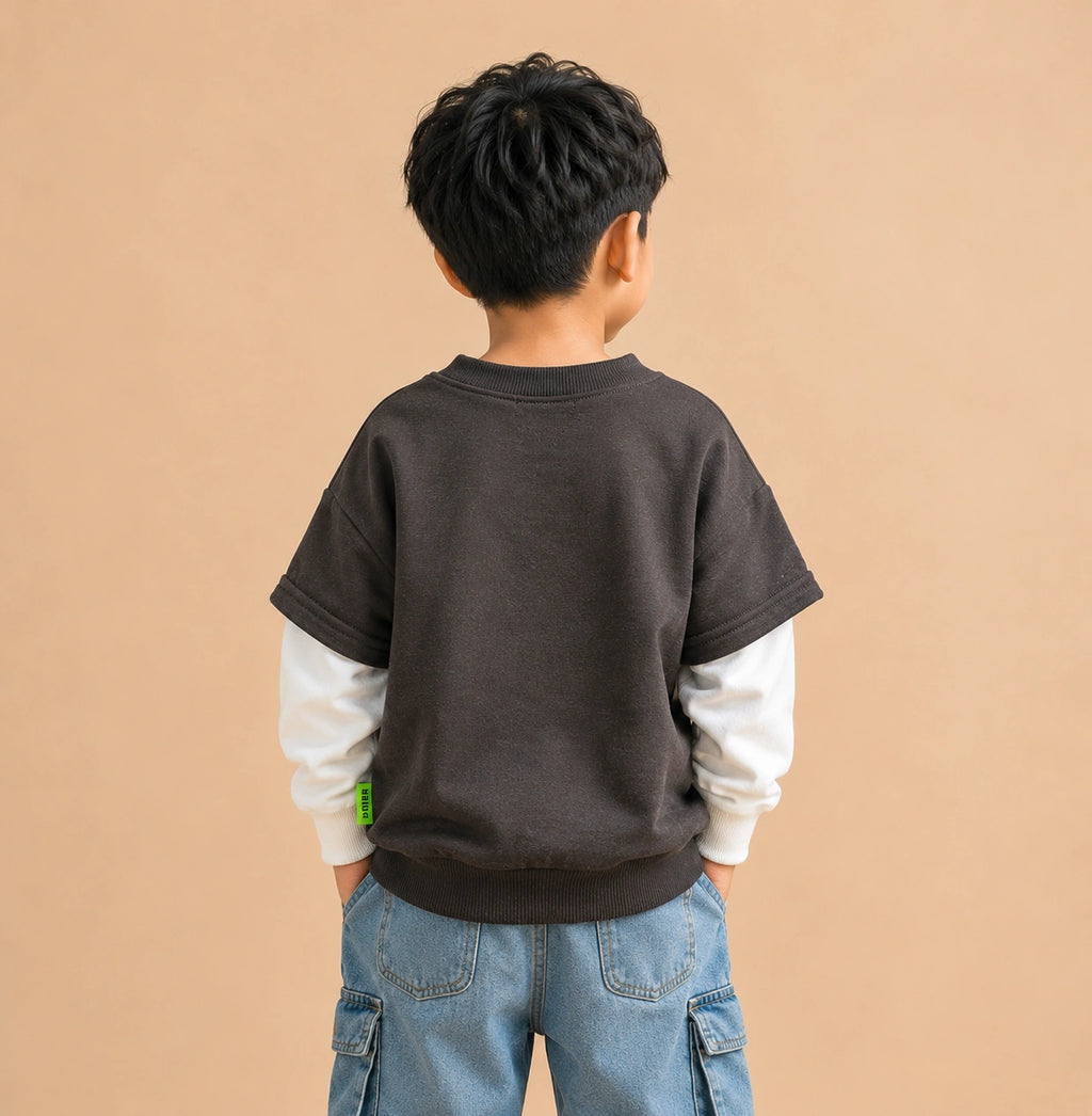 Zooppy Urban Edge Graphic Text Sweatshirt