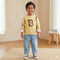 Boys Cartoon Print Sweatshirt & Pants Set | 2-Piece Spring Kids Outfit (2–7 Years)
