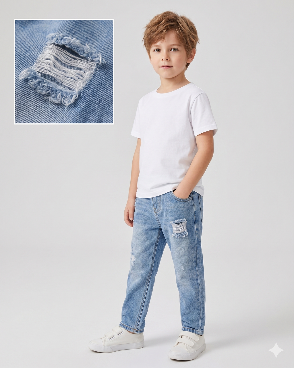 Kids Casual Denim Pants | Spring & Autumn | Boys & Girls