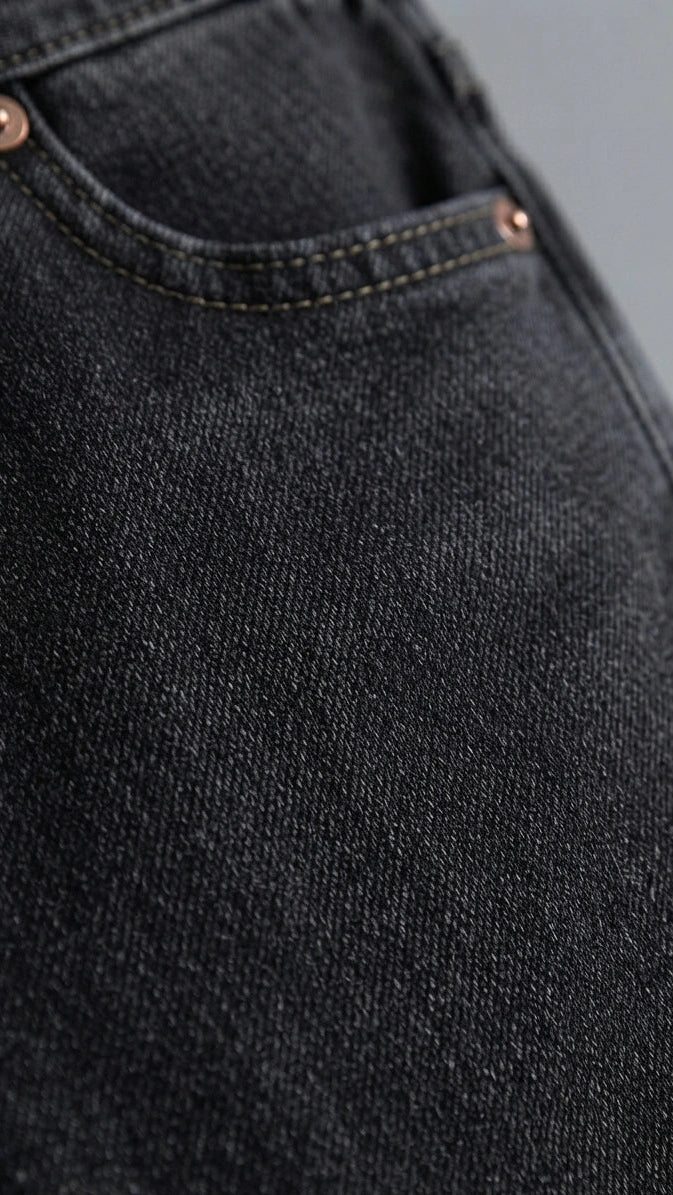 Zooppy Everyday Plain Wide-Leg Denim