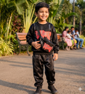 Boys Trendy Letter Print Hoodie Set | 2-Piece Spring & Autumn Kids Outfit