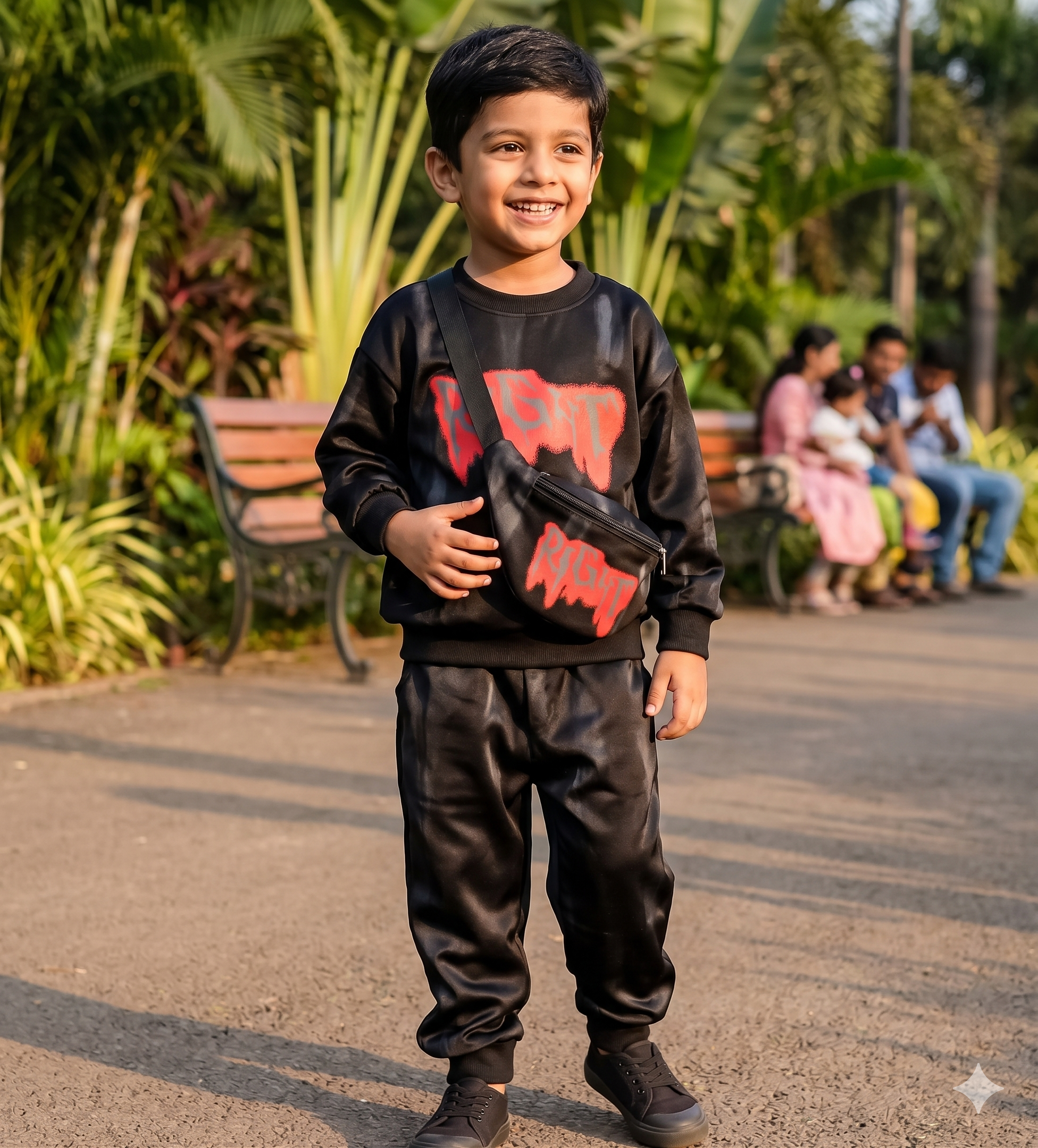 Boys Trendy Letter Print Hoodie Set | 2-Piece Spring & Autumn Kids Outfit