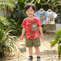 Imported Zooppy Kids Co-ord Set – Blue & Red