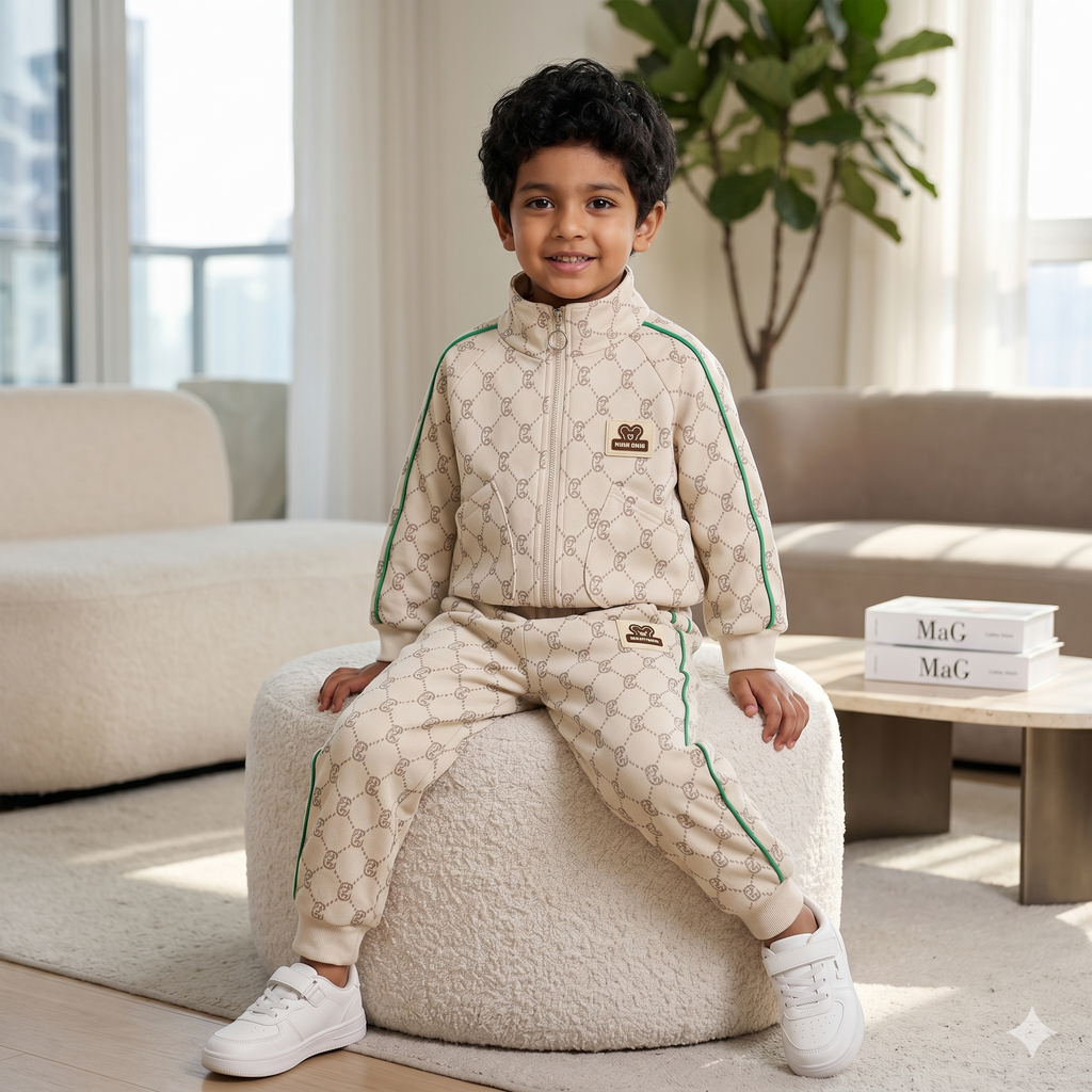 Boys Long Sleeve Shirt & Pants 2-Piece Set | Spring Autumn Kids Outfit (2–7Y)