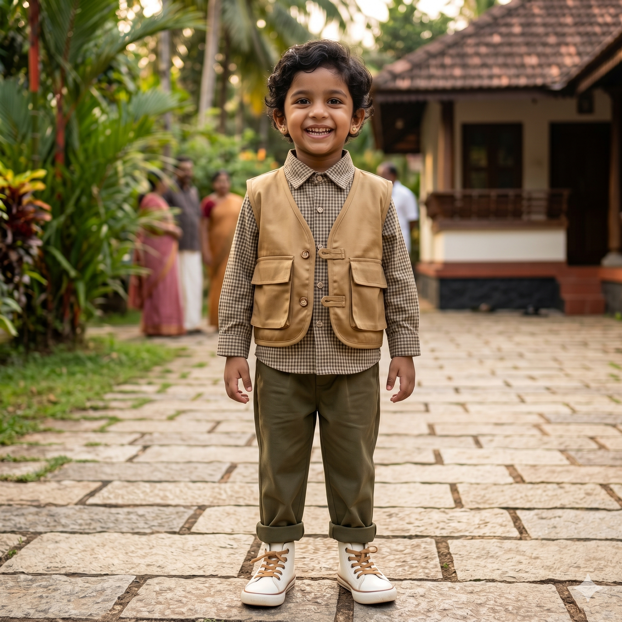 Boys Autumn Vest Shirt Suit | Kids 3-Piece Fashion Set