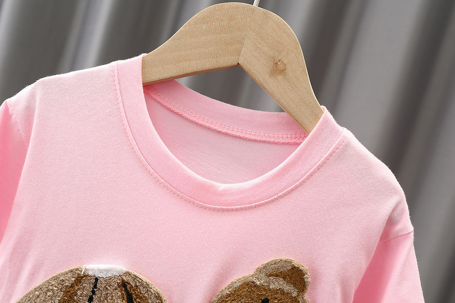 Boys Cotton Bear Print T-Shirt & Shorts Set | 2-Piece Summer Kids Outfit