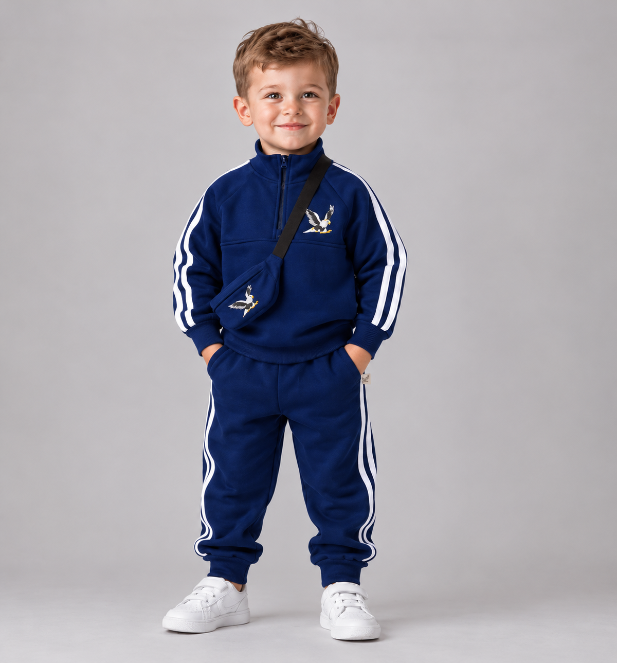 Imported Blue Cotton Co-Ord Set for Kids | Ages 1-2, 2-3 & 4-5 Years