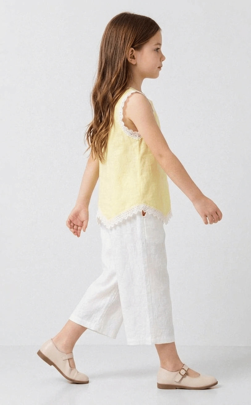 Imported Zooppy Girls Co-ord Set – Yellow & Green