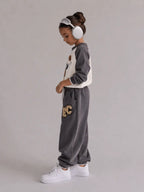 Girls Imported Co-ord Set | Brown & Beige | Ages 18M-6 Years