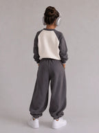 Girls Imported Co-ord Set | Brown & Beige | Ages 18M-6 Years