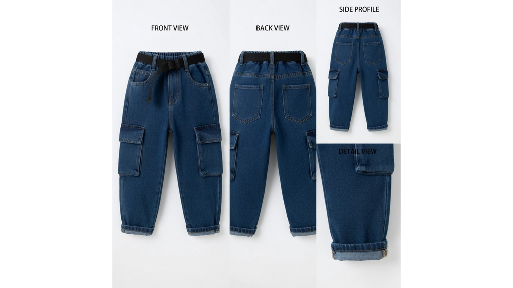 Kids Jeans Long Stone Washed Kids Boys Jeans Pants l 18- 6 Years