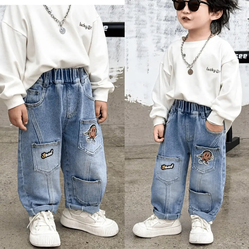 Imported Zooppy Boys Light Blue Denim Jeans