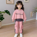 Girls Printed Hoodie, Vest & Pants 3-Piece Set | Autumn Spring Casual Outfit (2–7Y)
