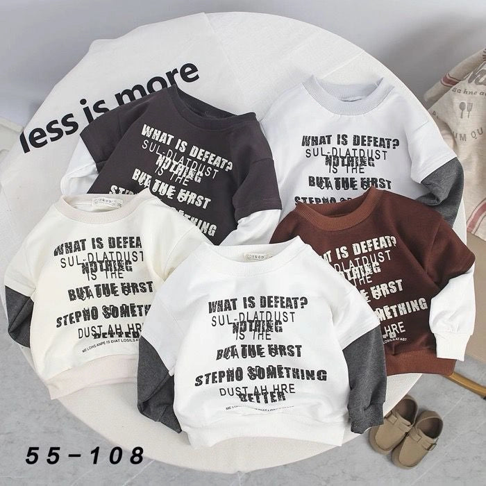 Zooppy Urban Edge Graphic Text Sweatshirt