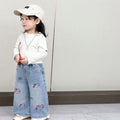 Imported Zooppy Comfort-Fit Embroidered Jeans