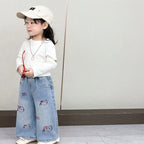 Imported Zooppy Comfort-Fit Embroidered Jeans